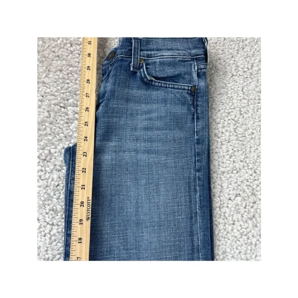 7 For All Mankind Dojo Crop Jean Low Rise Womens 26
